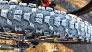 Electric Bike Tires: Frosty Bike Tire With Knobbly Tread