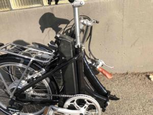 Blix Vika+ Review: Ebike folded